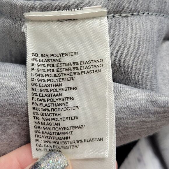 The North Face Marled Grey Lightweight Clean Beauty Casual Zip Up Jacket - Picture 8 of 9